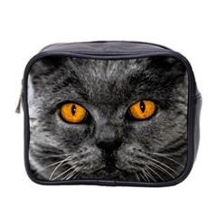 Cat Eyes Background Image Hypnosis Mini Toiletries Bag 2-side by BangZart