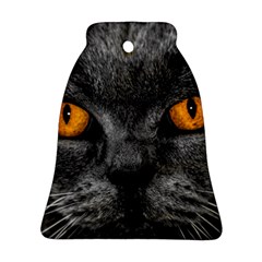 Cat Eyes Background Image Hypnosis Ornament (bell) by BangZart