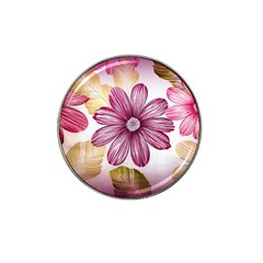 Flower Print Fabric Pattern Texture Hat Clip Ball Marker by BangZart