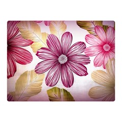 Flower Print Fabric Pattern Texture Double Sided Flano Blanket (mini)  by BangZart