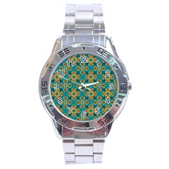 Vintage Pattern Unique Elegant Stainless Steel Analogue Watch by BangZart