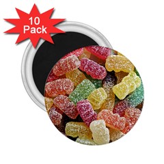 Jelly Beans Candy Sour Sweet 2 25  Magnets (10 Pack)  by BangZart