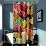 Jelly Beans Candy Sour Sweet Shower Curtain 36  x 72  (Stall)  Curtain(36 X72 ) - 33.26 x66.24  Curtain(36 X72 )