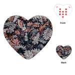 Leaf Leaves Autumn Fall Brown Playing Cards (Heart)  Front