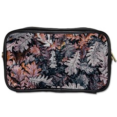 Leaf Leaves Autumn Fall Brown Toiletries Bags 2-side by BangZart