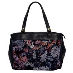 Leaf Leaves Autumn Fall Brown Office Handbags by BangZart