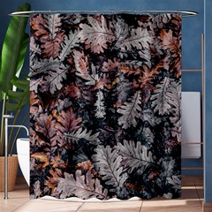 Leaf Leaves Autumn Fall Brown Shower Curtain 60  X 72  (medium) 