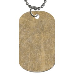 Abstract Forest Trees Age Aging Dog Tag (two Sides) by BangZart