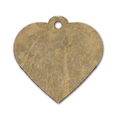 Abstract Forest Trees Age Aging Dog Tag Heart (two Sides) by BangZart