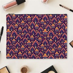 Abstract Background Floral Pattern Cosmetic Bag (xl) by BangZart