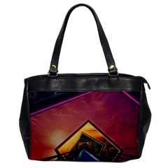 The Rainbow Bridge Of A Thousand Fractal Colors Office Handbags by jayaprime