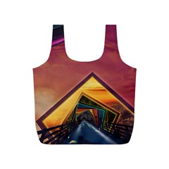 The Rainbow Bridge Of A Thousand Fractal Colors Full Print Recycle Bags (s)  by jayaprime