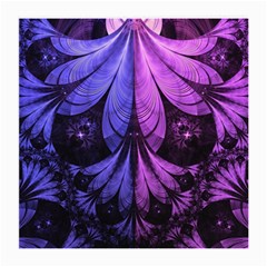 Beautiful Lilac Fractal Feathers Of The Starling Medium Glasses Cloth by jayaprime