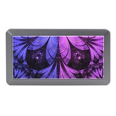 Beautiful Lilac Fractal Feathers Of The Starling Memory Card Reader (mini) by jayaprime