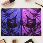 Beautiful Lilac Fractal Feathers of the Starling Cosmetic Bag (XXL)  Front