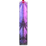 Beautiful Lilac Fractal Feathers of the Starling Large Book Marks Front