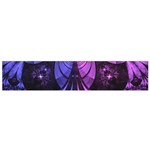 Beautiful Lilac Fractal Feathers of the Starling Flano Scarf (Small) Front