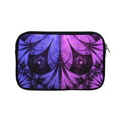 Beautiful Lilac Fractal Feathers Of The Starling Apple Macbook Pro 13  Zipper Case by jayaprime