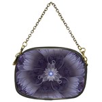 Amazing Fractal Triskelion Purple Passion Flower Chain Purses (Two Sides)  Back