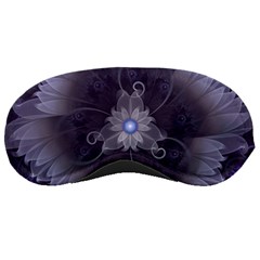 Amazing Fractal Triskelion Purple Passion Flower Sleeping Masks by jayaprime