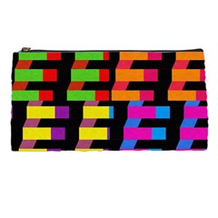 Colorful Rectangles And Squares                  Pencil Case by LalyLauraFLM