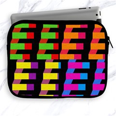 Colorful Rectangles And Squares                  Apple Ipad 2/3/4 Protective Soft Case by LalyLauraFLM