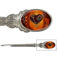 Steampunk, Heart With Gears, Dragonfly And Clocks Letter Openers by FantasyWorld7