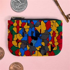 Stained Glass                  Mini Coin Purse by LalyLauraFLM