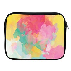 Pastel Watercolors Canvas                  Apple Ipad 2/3/4 Protective Soft Case by LalyLauraFLM