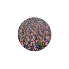 Repetition Retro Wallpaper Stripes Golf Ball Marker by BangZart