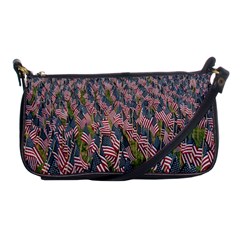 Repetition Retro Wallpaper Stripes Shoulder Clutch Bags by BangZart