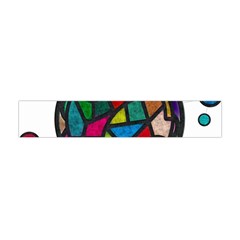 Stained Glass Color Texture Sacra Flano Scarf (mini) by BangZart