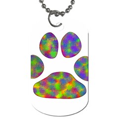 Paw Dog Tag (two Sides)