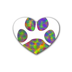 Paw Heart Coaster (4 Pack)  by BangZart