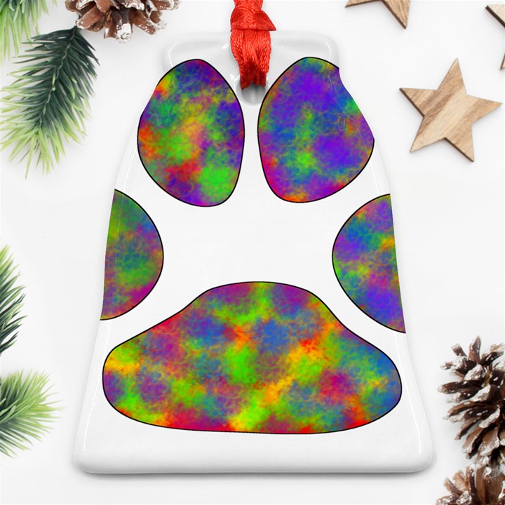 Paw Bell Ornament (Two Sides)