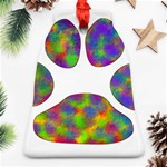 Paw Bell Ornament (Two Sides) Back