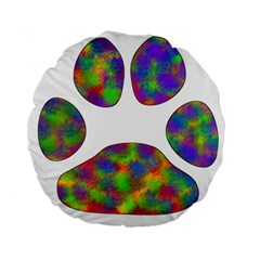 Paw Standard 15  Premium Round Cushions by BangZart