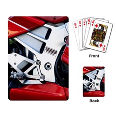 Footrests Motorcycle Page Playing Card by BangZart