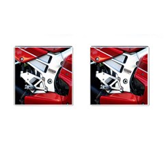 Footrests Motorcycle Page Cufflinks (square) by BangZart