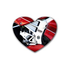 Footrests Motorcycle Page Heart Coaster (4 Pack)  by BangZart