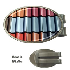 Shingle Roof Shingles Roofing Tile Money Clips (oval)  by BangZart