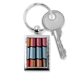 Shingle Roof Shingles Roofing Tile Key Chains (rectangle)  by BangZart