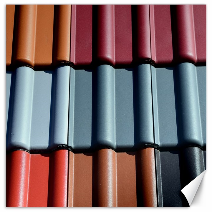 Shingle Roof Shingles Roofing Tile Canvas 20  x 20  