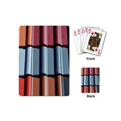 Shingle Roof Shingles Roofing Tile Playing Cards (mini)  by BangZart