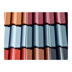 Shingle Roof Shingles Roofing Tile Double Sided Flano Blanket (mini)  by BangZart