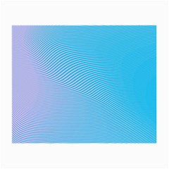 Background Graphics Lines Wave Small Glasses Cloth (2-side) by BangZart