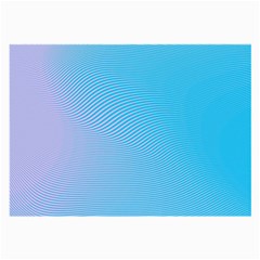 Background Graphics Lines Wave Large Glasses Cloth (2-side) by BangZart