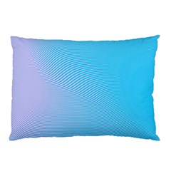 Background Graphics Lines Wave Pillow Case by BangZart