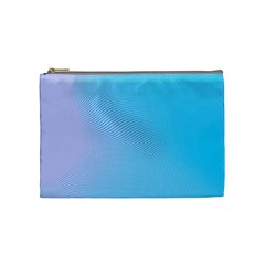 Background Graphics Lines Wave Cosmetic Bag (medium)  by BangZart