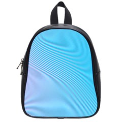 Background Graphics Lines Wave School Bags (small)  by BangZart